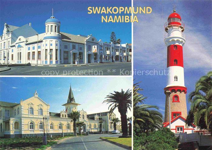 Swakopmund DSWA Namibia Fuerst Bismarck Gebaeude Altes Bahnhofsgebaeude Leuchttu