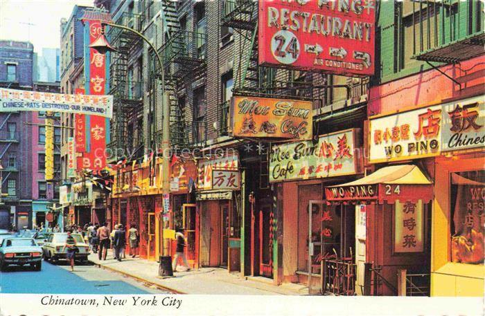 NEW YORK City USA Chinatown Pell Street