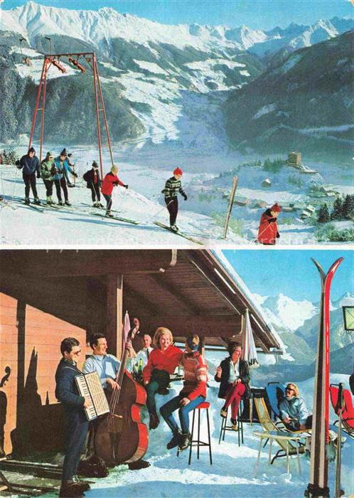 Bad Obladis Tirol AT Kur und Sporthotel Bad Obladis Skilift Terrasse