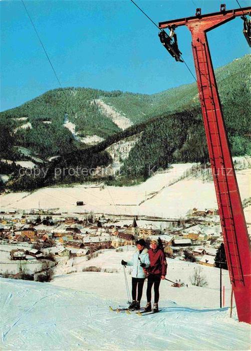Spital Semmering Steiermark AT Schlepplift Panorama