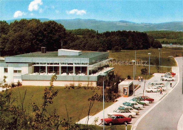 LueDENSCHEID NRW BAB Raststaette Sauerland Westseite