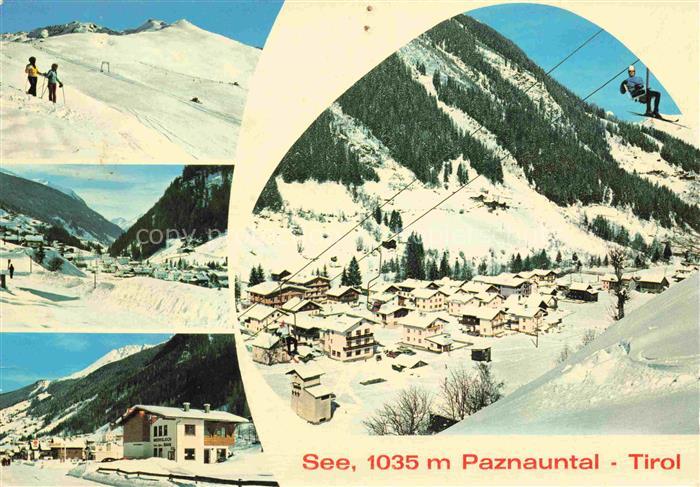 See Patznauntal Tirol AT Skipisten Bergstation Skilift