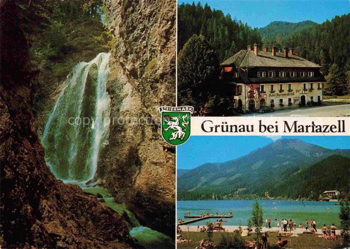 Gruenau Mariazell Steiermark AT Marien Wasserfall Hotel Marien Wasserfall Erlauf