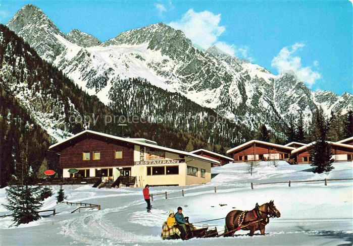 Antholz Pustertal Suedtirol IT Restaurant Taverne Pferdeschlittenfahrt