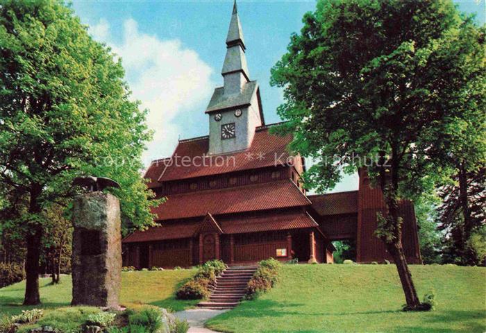 Hahnenklee-Bockswiese Harz Nordische Holzstabkirche