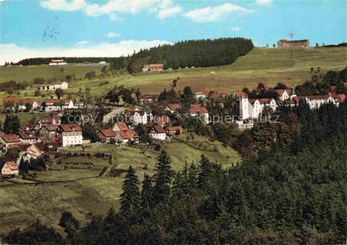 St Andreasberg Harz Niedersachsen Bergschulheim der Stadt Kiel Fliegeraufnahme