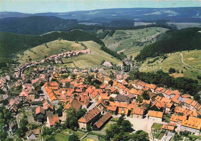 St Andreasberg Harz Niedersachsen Fliegeraufnahme