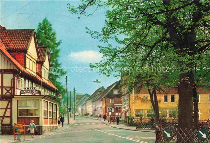 Altenau Harz Gemkenthal Niedersachsen Strassenpartie