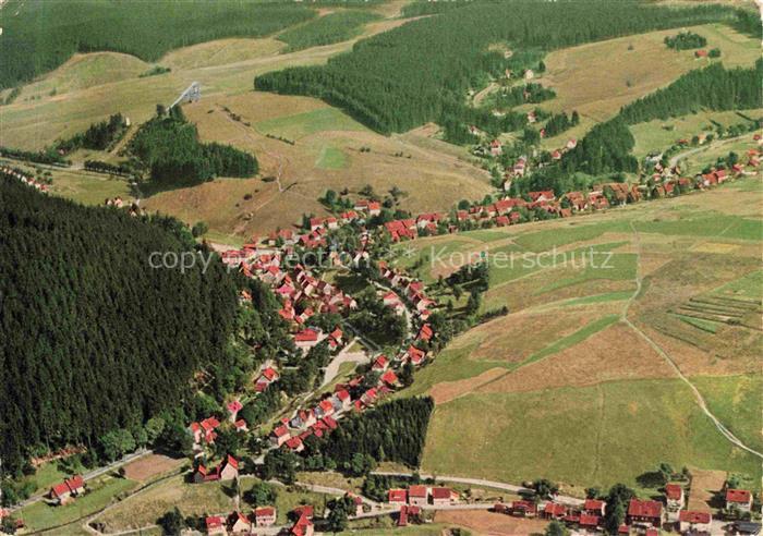 Altenau Harz Gemkenthal Niedersachsen Fliegeraufnahme