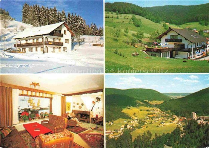 Obertal Baiersbronn Schwarzwald Freudenstadt BW Haus Burgkopf Gastraum Panorama