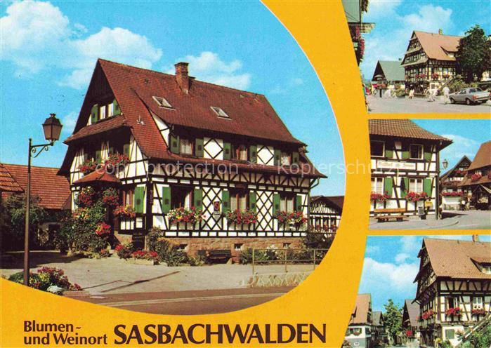 Sasbachwalden Achern Ortenaukreis BW Fachwerkhaeuser