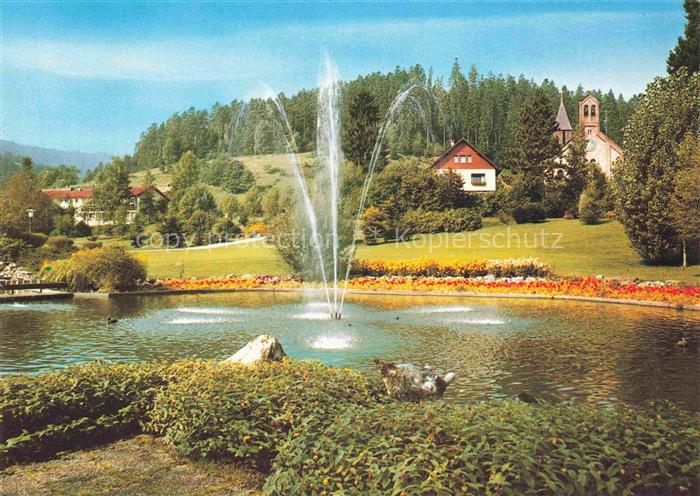 Enzkloesterle Park Fontaene