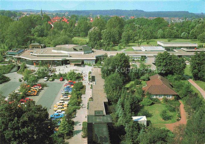 Bad Bevensen UELZEN Niedersachsen Fliegeraufnahme mit Kurhaus und Kurzentrum