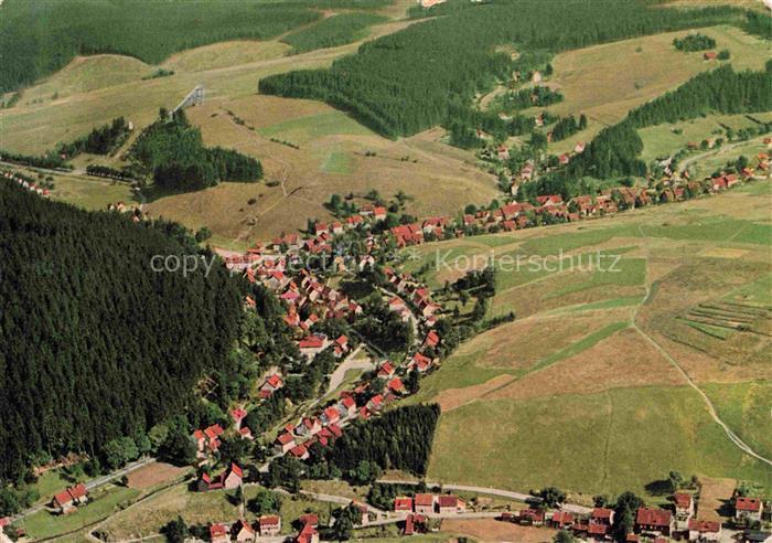 Altenau Harz Gemkenthal Niedersachsen Fliegeraufnahme