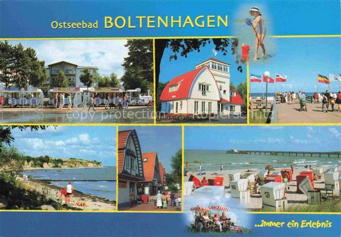 Boltenhagen Ostseebad Mecklenburg-Vorpommern Ortspartie Strand Hotel Promenade D