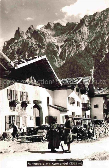Mittenwald Karwendel Tirol AT Ortsmotiv