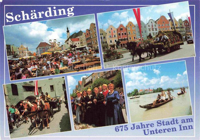 Schaerding Schaerding Inn AT 675 Jahre Jubilaeum Teilansichten