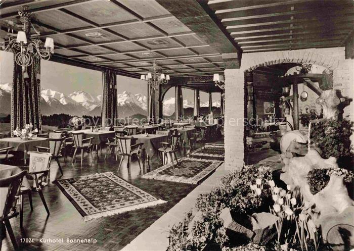 Sonthofen Allgaeu Bayern Alpen Moorbad Sonnenalp Gastraum