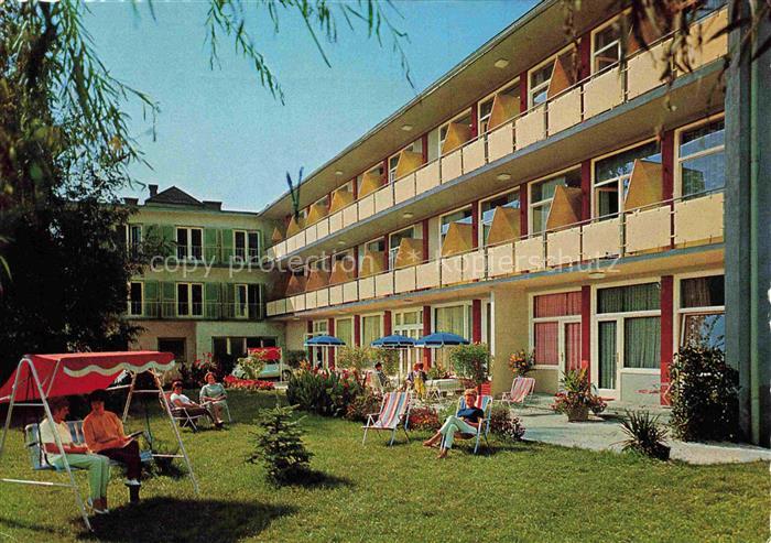 Poertschach Woerthersee Kaernten AT Hotel Restaurant Dermuth Garten