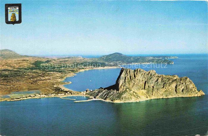 Calpe Calp Alicante ES Fliegeraufnahme Penon de Ifach
