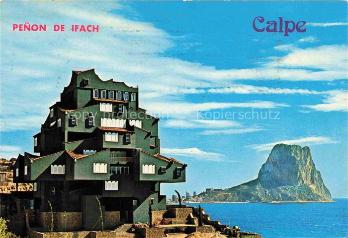 Calpe Calp Alicante ES Penon de Ifach desde La Manzanera