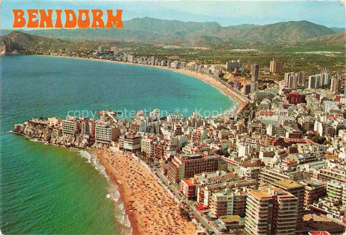 BENIDORM ES Fliegeraufnahme