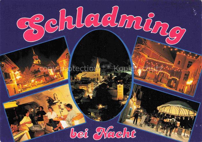 Schladming Obersteiermark AT Romantik und Apres Ski bei Nacht Details