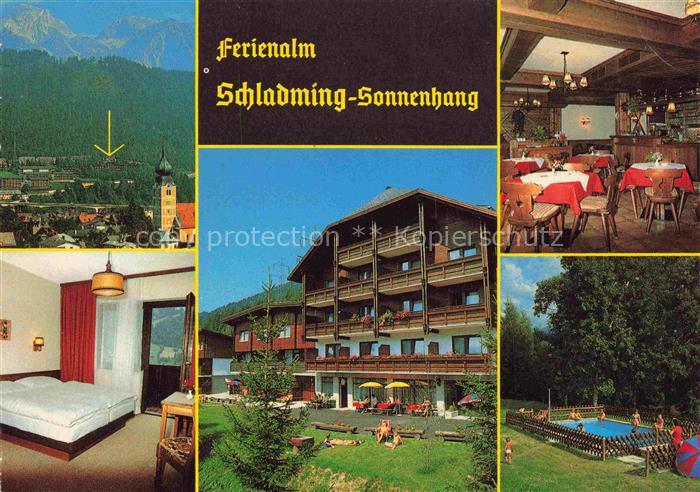 Schladming Obersteiermark AT Panorama Appartment Hotel Ferienalm Gastraum Gaeste