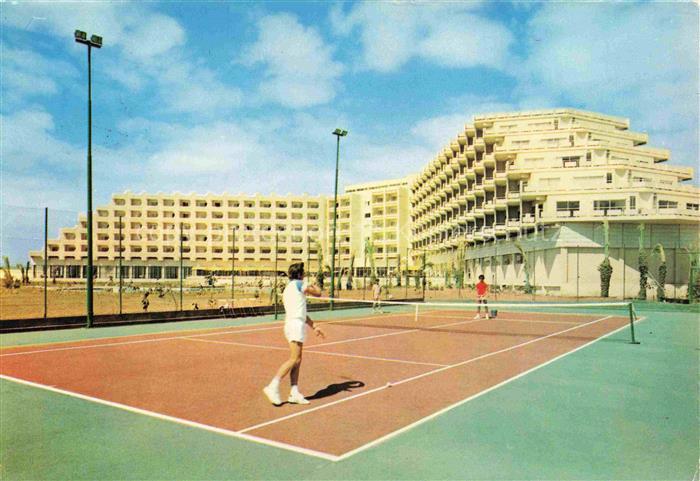 Corralejo Fuerteventura ES Ybarra hotel tres Islas Tennisplatz