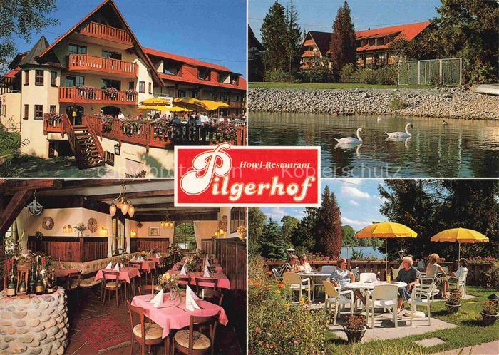 Uhldingen-Muehlhofen Bodensee Hotel Restaurant Pilgerhof Gastraum Schwanenteich
