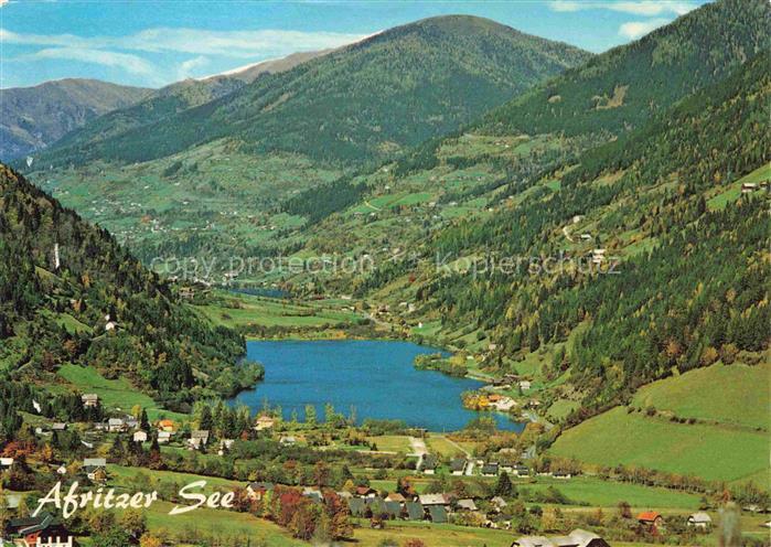 Afritzersee Afritz am See Kaernten AT Badesee mit Campingplatz Bungalowdorf Feri