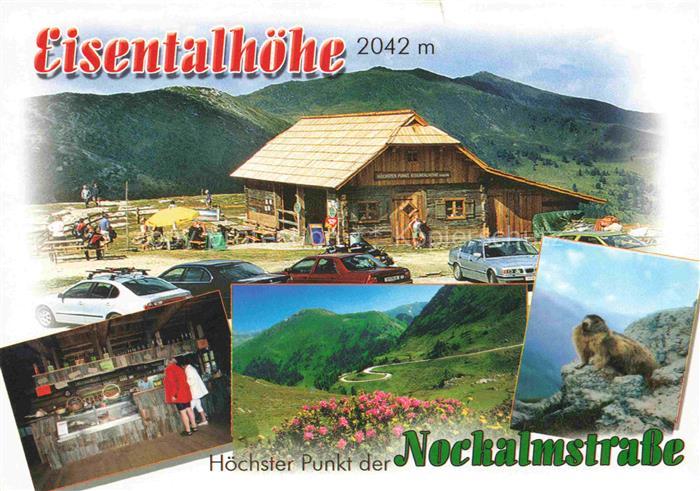 Eisentalhoehe 2042m Gmuend Kaernten AT Nockalmstrasse Nationalpark Nockberge Bau