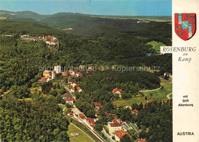 Rosenburg Kamp Burg Rosenburg-Mold Waldviertel Niederoesterreich AT Fliegeraufna