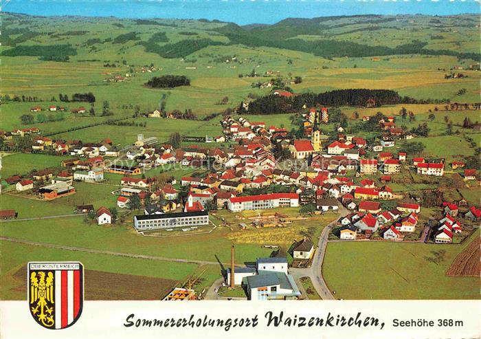 Waizenkirchen Innviertel Oberoesterreich AT Fliegeraufnahme