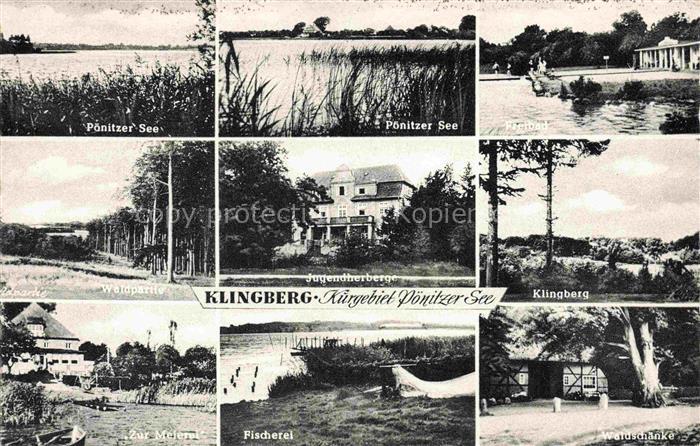 Klingberg am See Scharbeutz Schleswig-Holstein Poenitzer See Freibad Waldpartie