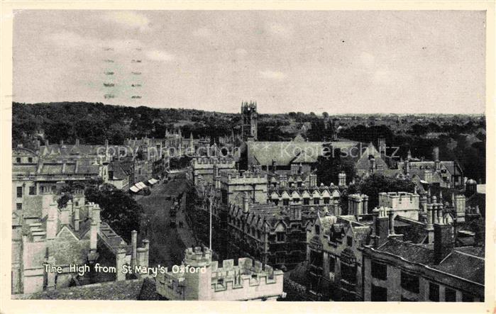 St Marys Oxford Panorama view over the city