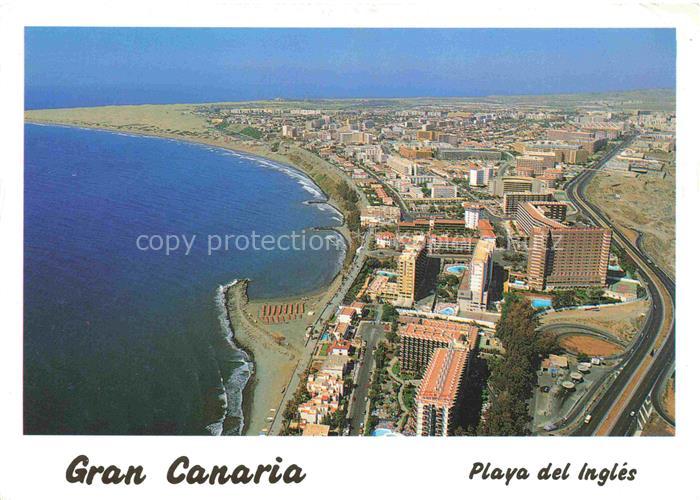 Playa del Ingles Gran Canaria ES Vista aérea