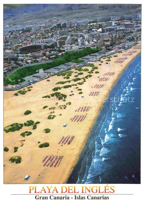 Playa del Ingles Gran Canaria ES Vista aérea