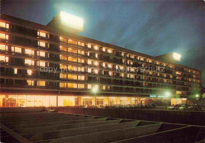 Balatonfuered HU Annabella Szálló Hotel Nachtaufnahme