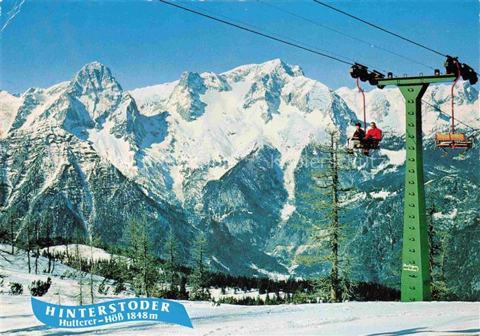 Hinterstoder Steyr-Kirchdorf Oberoesterreich AT Hutterer Hoess Skilift Winterpan