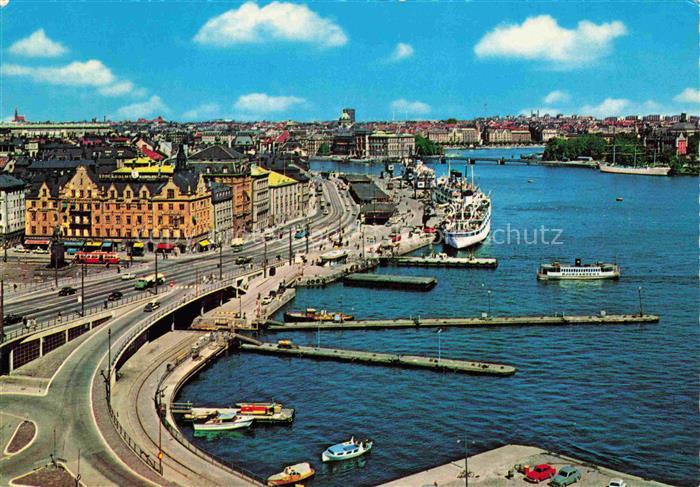STOCKHOLM  Sweden Vy oever Skeppsbron