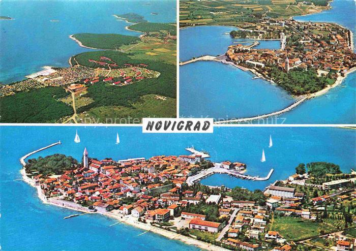 Novigrad Croatia Fliegeraufnahmen