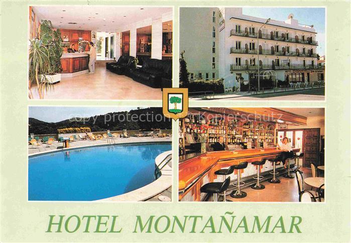 LLORET DE MAR Costa Brava ES Hotel Montanamar Bar Rezeption Swimming Pool