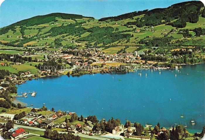 Mondsee Salzkammergut Oberoesterreich AT Panorama