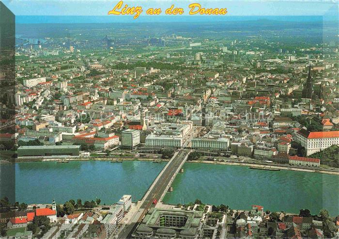 LINZ DONAU AT Donaustadt am Alpenrand
