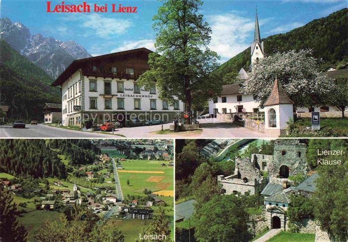 Leisach LIENZ Tirol AT Gasthof Pension Leisacherhof Kirche Lienzer-Klause Burgru