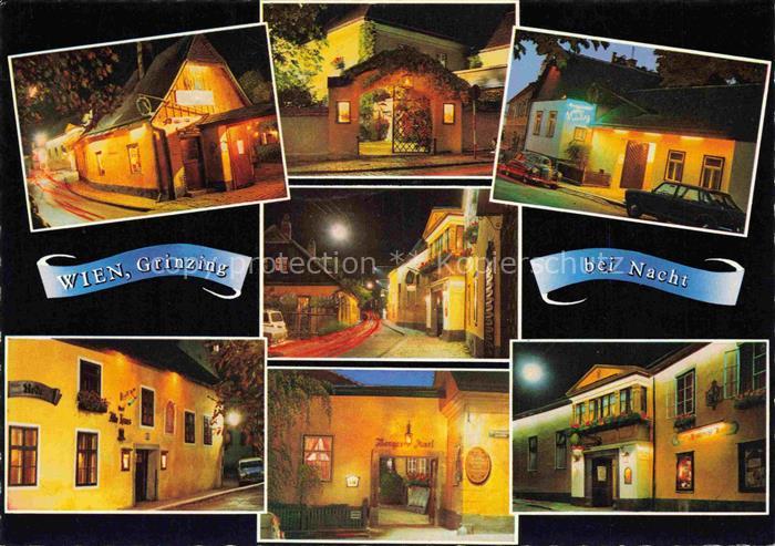 Grinzing Doebling WIEN AT Weinausschank bei Nacht Taverne
