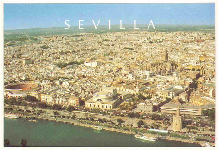 SEVILLA Andalucia ES Stadtpanorama