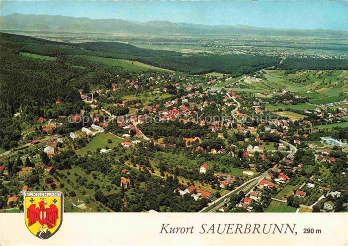 Sauerbrunn Bad Nordburgenland AT Panorama Kurort am Fusse des Rosaliengebirges