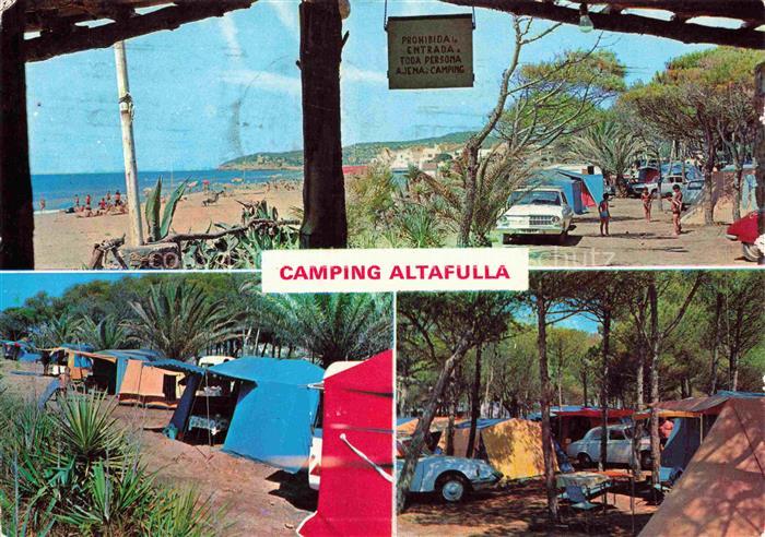 Altafulla Tarragona Cataluna ES Camping Strand